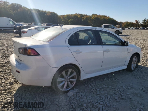 2013 Mitsubishi Lancer GT with VIN JA32U8FW8DU014720, listed as a Copart auction lot 75509414 with 153,645 mi miles and Salvage Title. Bid and sale history available at carsss.com. Image 3.