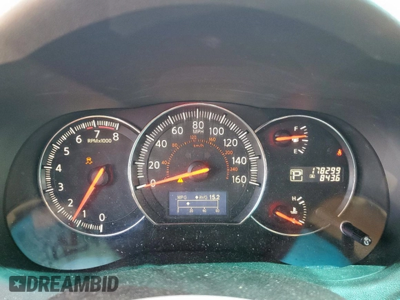 2013 Nissan Maxima SV with VIN 1N4AA5AP7DC804624, listed as a Copart auction lot 53981045 with 178,299 mi miles and Salvage title. Bid and sale history available at DreamBid. Image 9.