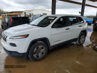 2014 Jeep Cherokee Sport with VIN 1C4PJMAB9EW303088, listed as a Copart auction lot 50987825 with 0 mi miles and Salvage Title. Bid and sale history available at carsss.com. Image 1.