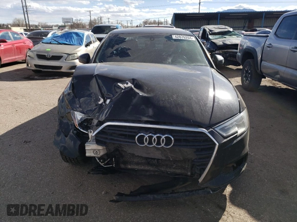 2017 Audi A3 Sedan Premium with VIN WAUB8GFF0H1009838, listed as a Copart auction lot 42876204 with 87,542 mi miles. Bid and sale history available at carsss.com. Image 5.