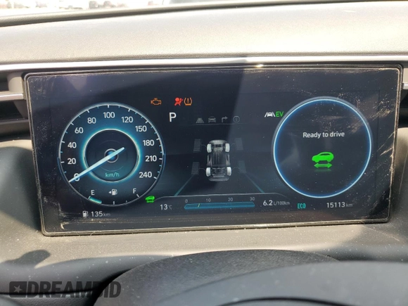 2024 Hyundai Tucson with VIN KM8JDDD28RU184438, listed as a Copart auction lot 59365805 with 15,113 mi miles and Salvage title. Bid and sale history available at DreamBid. Image 9.