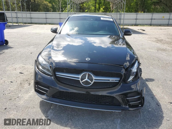 2020 Mercedes-Benz C 43 AMG z VIN 55SWF6EB5LU331098, wystawiony jako Copart lot #52203465 z przebiegiem 58 081 mil mil oraz Szkoda całkowita • Salvage title. Historia ofert i sprzedaży dostępna na DreamBid. Obrazek 5.