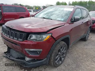 2021 Jeep Compass 80th Anniversary with VIN 3C4NJDEB9MT551945, listed as a IAAI auction lot 42241600 with 33,020 mi miles and . Bid and sale history available at DreamBid. Image 18.