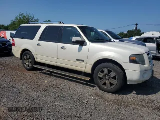 2008 Ford Expedition Max Limited with VIN 1FMFK20538LA42213, listed as a Copart auction lot 61907205 with 282,067 mi miles and Salvage title. Bid and sale history available at DreamBid. Image 4.