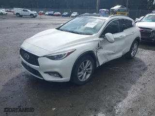 2017 Infiniti QX30 with VIN SJKCH5CP8HA035626, listed as a IAAI auction lot 41943094 with 54,262 mi miles. Bid and sale history available at carsss.com. Image 2.