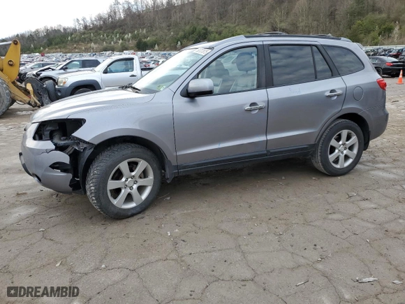 2008 Hyundai Santa Fe SE with VIN 5NMSH13E58H220339, listed as a Copart auction lot 50707875 with 215,189 mi miles and Salvage Title. Bid and sale history available at carsss.com. Image 1.