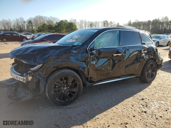 2018 Acura MDX with VIN 5J8YD4H32JL020085, listed as a Copart auction lot 85553944 with 0 mi miles and Salvage Title. Bid and sale history available at carsss.com. Image 1.