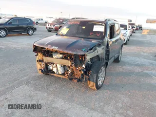 2021 Jeep Renegade Latitude with VIN ZACNJDBB0MPN13884, listed as a IAAI auction lot 40957052 with 52,023 mi miles. Bid and sale history available at carsss.com. Image 6.