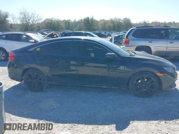 2019 Honda Civic Sedan Sport with VIN 2HGFC2F80KH519978, listed as a IAAI auction lot 41759437 with 118,138 mi miles. Bid and sale history available at carsss.com. Image 13.