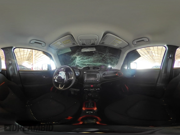2016 Jeep Renegade Trailhawk with VIN ZACCJBCT2GPC99944, listed as a Copart auction lot 58159045 with Not provided miles and Salvage title. Bid and sale history available at DreamBid. Image 14.