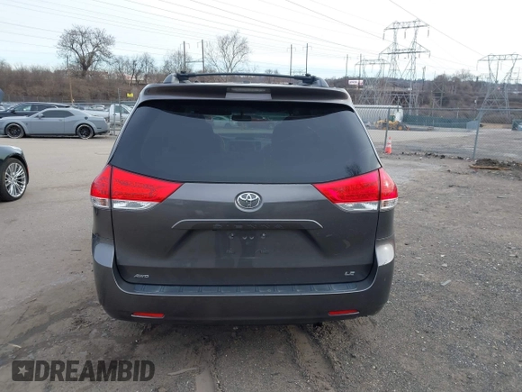 2014 Toyota Sienna LE with VIN 5TDJK3DC1ES087626, listed as a IAAI auction lot 41610813 with 142,311 mi miles and . Bid and sale history available at DreamBid. Image 16.