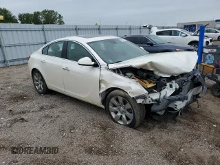 2013 Buick Regal Turbo Premium 1 with VIN 2G4GS5EV0D9247682, listed as a Copart auction lot 64256555 with Not provided miles and Salvage title. Bid and sale history available at DreamBid. Image 4.