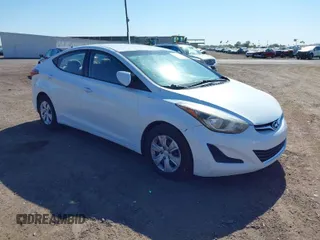 2016 Hyundai Elantra SE with VIN 5NPDH4AE7GH765831, listed as a IAAI auction lot 42095598 with 120,764 mi miles and . Bid and sale history available at DreamBid. Image 1.