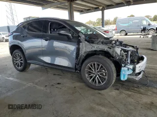 2025 Lexus NX 250 with VIN JTJADCAZ0S5024650, listed as a Copart auction lot 53031545 with 4,736 mi miles and Salvage title. Bid and sale history available at DreamBid. Image 4.