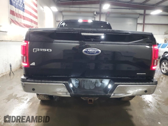 2016 Ford F-150 XLT with VIN 1FTFW1EF2GKE70749, listed as a Copart auction lot 49528885 with 118,964 mi miles and Salvage Title. Bid and sale history available at carsss.com. Image 6.