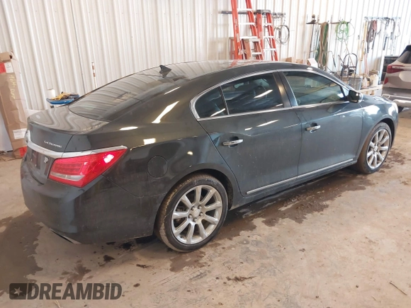 2014 Buick LaCrosse Premium I with VIN 1G4GD5G36EF305227, listed as a IAAI auction lot 41663704 with 142,230 mi miles and . Bid and sale history available at DreamBid. Image 4.