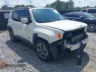 2018 Jeep Renegade Limited with VIN ZACCJADB0JPH24214, listed as a IAAI auction lot 42384776 with 123,994 mi miles and . Bid and sale history available at DreamBid. Image 1.