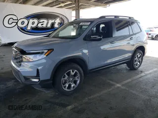 2022 Honda Passport TrailSport with VIN 5FNYF8H69NB029269, listed as a Copart auction lot 58260335 with Not provided miles and Salvage title. Bid and sale history available at DreamBid. Image 1.