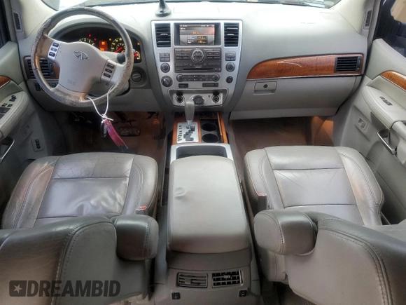 2008 Infiniti QX56 with VIN 5N3AA08C78N901402, listed as a Copart auction lot 81954654 with 280,494 mi miles and Non Repairable. Bid and sale history available at carsss.com. Image 8.
