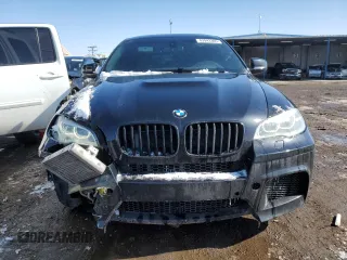 2014 BMW X6 M with VIN 5YMGZ0C50E0C40694, listed as a Copart auction lot 43943305 with 124,104 mi miles and Salvage Title. Bid and sale history available at carsss.com. Image 5.