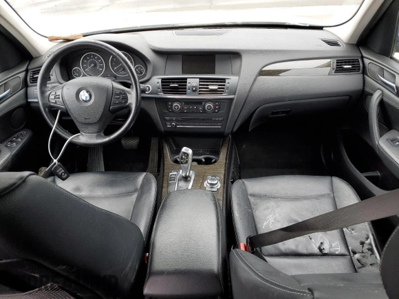 2013 BMW X3 xDrive28i with VIN 5UXWX9C51D0A10108, listed as a Copart auction lot 45719355 with 181,573 mi miles and Salvage Title. Bid and sale history available at carsss.com. Image 8.