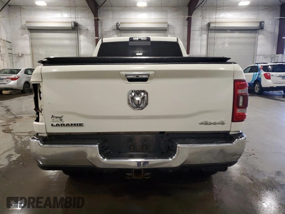 2019 Ram 3500 Laramie with VIN 3C63R3ML1KG558096, listed as a Copart auction lot 86859644 with 143,163 mi miles and Salvage Title. Bid and sale history available at carsss.com. Image 6.