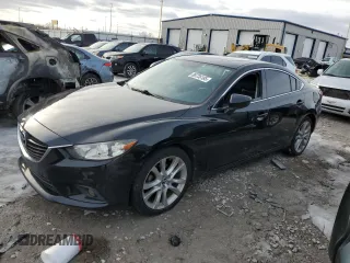 2016 Mazda Mazda6 i Touring with VIN JM1GJ1V55G1449264, listed as a Copart auction lot 88736185 with 91,560 mi miles and Salvage Title. Bid and sale history available at carsss.com. Image 1.