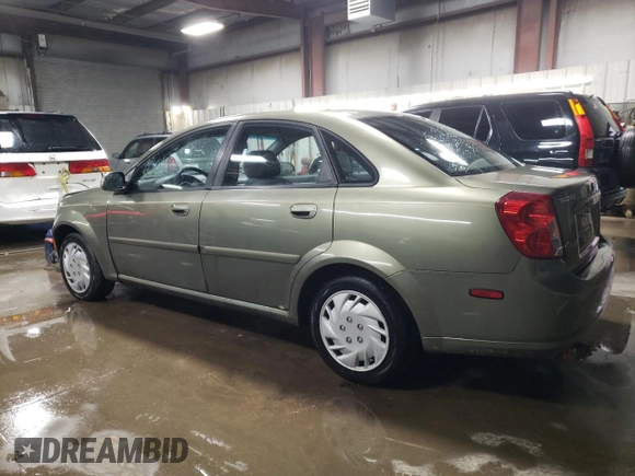 2004 Suzuki Forenza S z VIN KL5JD52Z14K975804, wystawiony jako Copart lot #43227455 z przebiegiem 114 726 mil mil oraz Szkody całkowita. Historia ofert i sprzedaży dostępna na DreamBid. Obrazek 2.