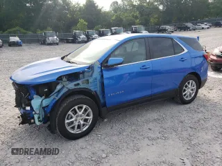 2024 Chevrolet Equinox LT with VIN 3GNAXUEG5RL138413, listed as a Copart auction lot 60722765 with 10,868 mi miles and Salvage title. Bid and sale history available at DreamBid. Image 1.