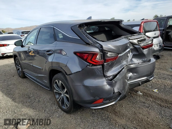 2020 Lexus RX with VIN 2T2HGMDA1LC054731, listed as a Copart auction lot 65292862 with 25,489 mi miles. Bid and sale history available at carsss.com. Image 3.