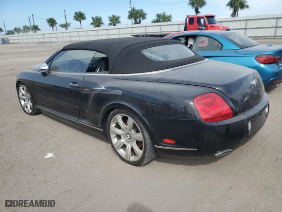 2007 Bentley Continental GT with VIN SCBDR33W97C047421, listed as a Copart auction lot 76142034 with NaN miles and Salvage Title. Bid and sale history available at carsss.com. Image 2.