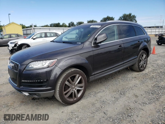 2012 Audi Q7 Premium Plus z VIN WA1LGAFE4CD005503, wystawiony jako Copart lot #65934245 z przebiegiem 191 169 mil mil oraz Czysty tytuł • Clean title. Historia ofert i sprzedaży dostępna na DreamBid. Obrazek 1.
