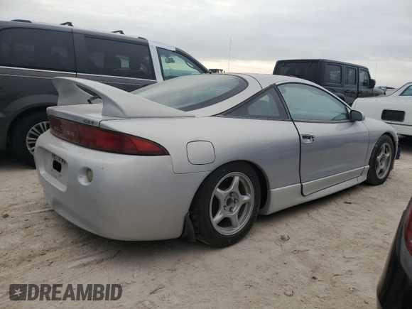 1998 Mitsubishi Eclipse GS-T with VIN 4A3AK54F1WE048951, listed as a Copart auction lot 76636714 with 162,725 mi miles and Salvage Title. Bid and sale history available at carsss.com. Image 3.
