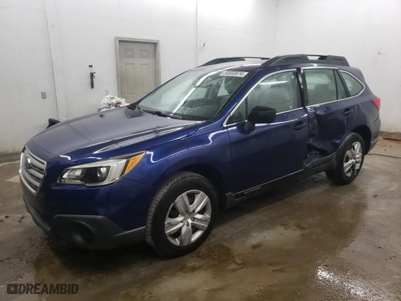 2015 Subaru Outback 2.5i with VIN 4S4BSAAC0F3232845, listed as a Copart auction lot 80693874 with 90,310 mi miles and Salvage Title. Bid and sale history available at carsss.com. Image 1.