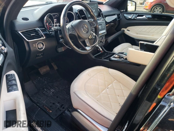 2019 Mercedes-Benz GLS 550 with VIN 4JGDF7DE1KB224721, listed as a Copart auction lot 78806124 with 77,246 mi miles and Salvage title. Bid and sale history available at DreamBid. Image 8.