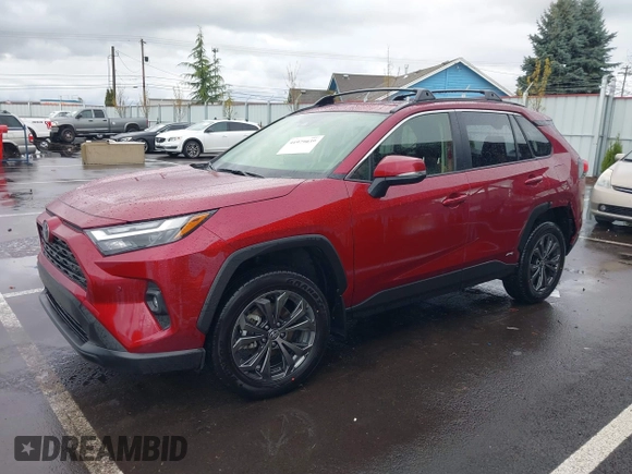 2025 Toyota RAV4 Hybrid XLE Premium with VIN JTMB6RFV6SD156635, listed as a IAAI auction lot 41979039 with 1,849 mi miles and . Bid and sale history available at DreamBid. Image 18.