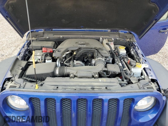 2018 Jeep Wrangler Unlimited Sport S with VIN 1C4HJXDG9JW290429, listed as a Copart auction lot 57270815 with 85,594 mi miles and Salvage title. Bid and sale history available at DreamBid. Image 11.