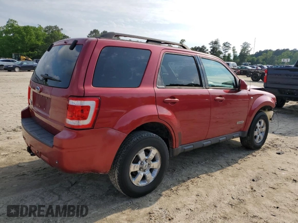 2008 Ford Escape Limited с VIN 1FMCU04168KB85011, выставлен на аукционе Copart как лот 56763465 с пробегом 147 710 миль миль и Списание • Salvage title. История ставок и продаж доступна на DreamBid. Изображение 3.