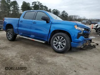 2024 Chevrolet Silverado 1500 RST with VIN 1GCUDEE8XRZ208610, listed as a Copart auction lot 45490585 with 0 mi miles and Salvage Title. Bid and sale history available at carsss.com. Image 4.
