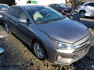 2019 Hyundai Elantra SEL with VIN KMHD84LF6KU769997, listed as a Copart auction lot 70039232 with 52,637 mi miles and Salvage Title. Bid and sale history available at carsss.com. Image 4.