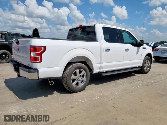 2018 Ford F-150 XL with VIN 1FTEW1CP6JKF21152, listed as a Copart auction lot 65163865 with 66,371 mi miles and Salvage title. Bid and sale history available at DreamBid. Image 3.