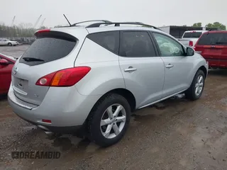 2010 Nissan Murano S with VIN JN8AZ1MU7AW005454, listed as a IAAI auction lot 42007220 with 132,475 mi miles. Bid and sale history available at carsss.com. Image 4.