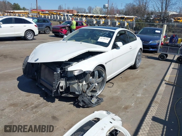 2005 BMW 6 Series 645Ci with VIN WBAEH73465B191566, listed as a IAAI auction lot 41790186 with Not Provided miles and . Bid and sale history available at carsss.com. Image 2.