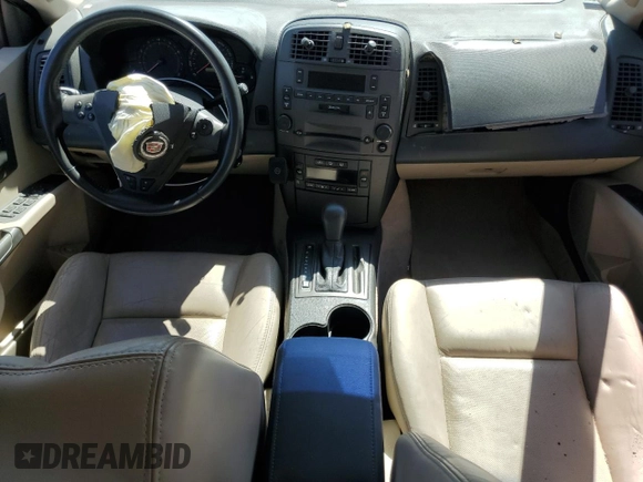 2003 Cadillac CTS with VIN 1G6DM57N030135782, listed as a Copart auction lot 48593495 with 0 mi miles and Salvage Title. Bid and sale history available at carsss.com. Image 8.