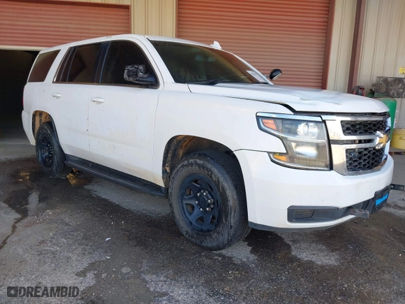 2016 Chevrolet Tahoe Commercial with VIN 1GNLCDEC4GR340344, listed as a IAAI auction lot 41639692 with 258,098 mi miles. Bid and sale history available at carsss.com. Image 1.