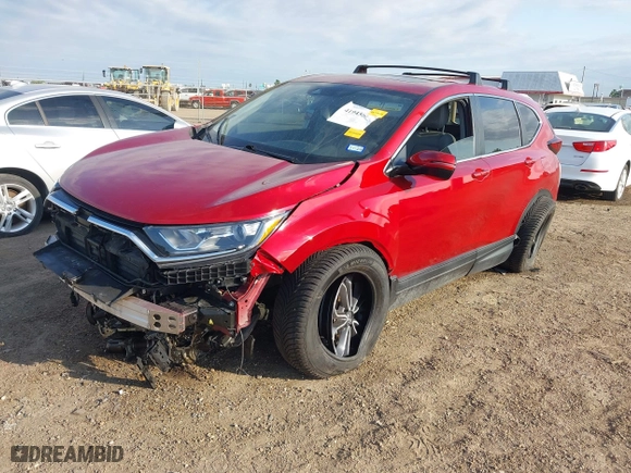 2022 Honda CR-V EX-L with VIN 5J6RW1H84NA022861, listed as a IAAI auction lot 41943584 with 1 mi miles. Bid and sale history available at carsss.com. Image 18.