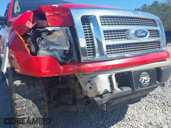 2009 Ford F-150 XL with VIN 1FTPW12V89FA93890, listed as a IAAI auction lot 41649009 with 185,088 mi miles. Bid and sale history available at carsss.com. Image 6.