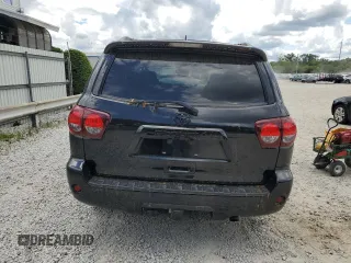 2021 Toyota Sequoia TRD Sport with VIN 5TDCY5B14MS185097, listed as a Copart auction lot 56048814 with 47,553 mi miles and Salvage Title. Bid and sale history available at carsss.com. Image 6.