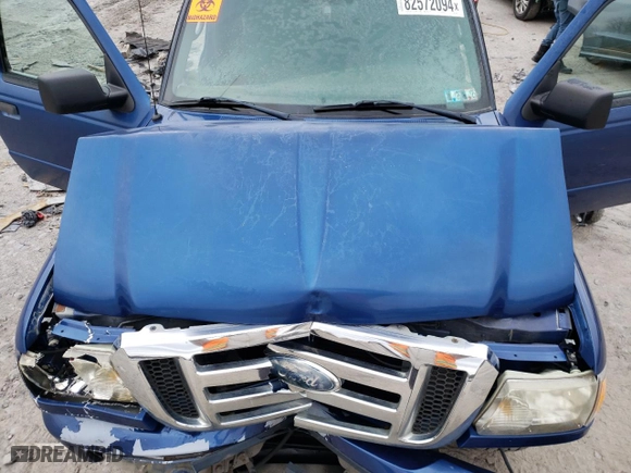 2007 Ford Ranger XL with VIN 1FTYR15E77PA02087, listed as a Copart auction lot 82572094 with 0 mi miles and Salvage Title. Bid and sale history available at carsss.com. Image 11.