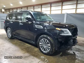 2022 Nissan Armada SL with VIN JN8AY2BA8N9393851, listed as a Copart auction lot 47651685 with 60,213 mi miles and Clean Title. Bid and sale history available at carsss.com. Image 4.